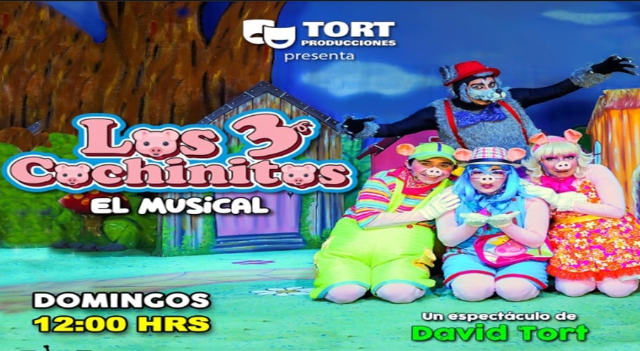 Los tres cochinitos, el musical