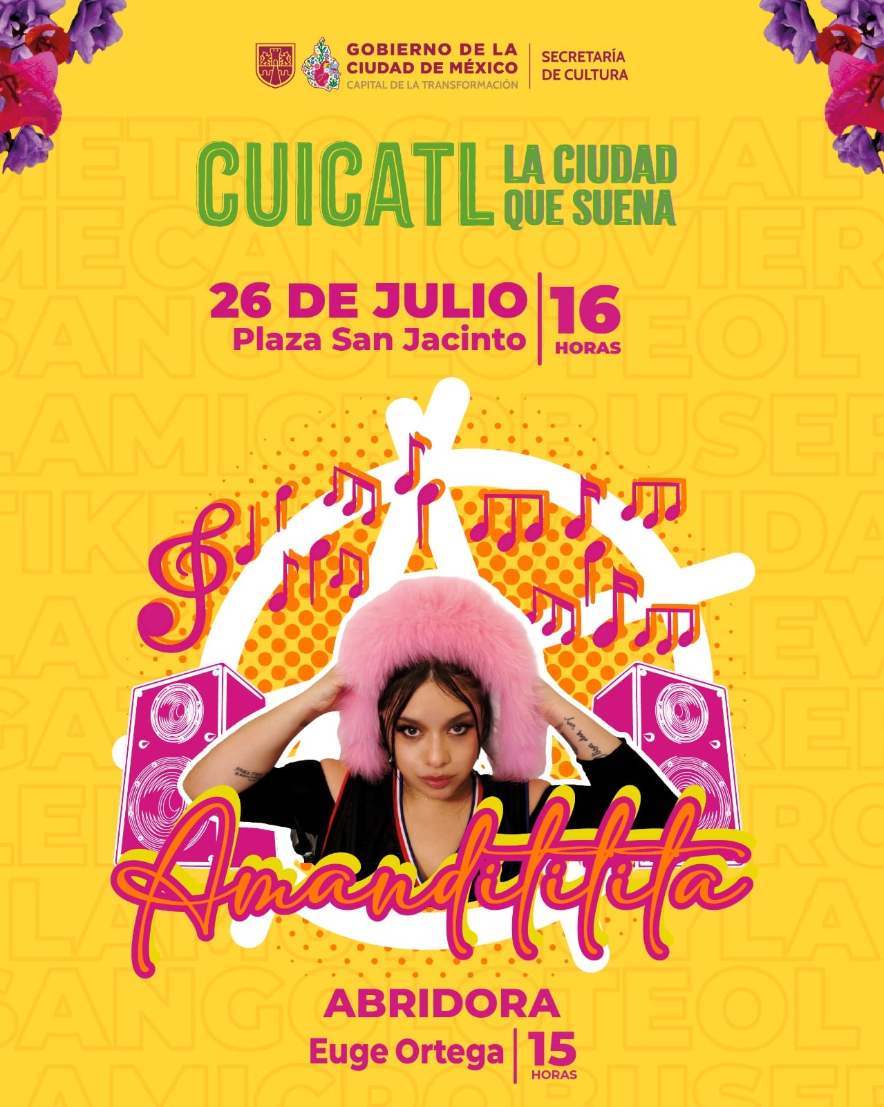 Amandititita en Álvaro Obregón | Cuicatl: La ciudad que suena