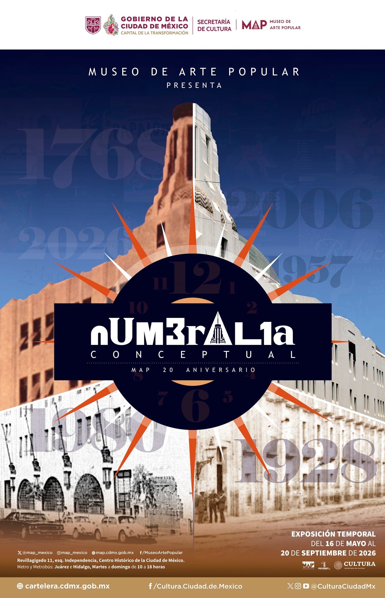 Numeralia Conceptual. MAP 20 Aniversario