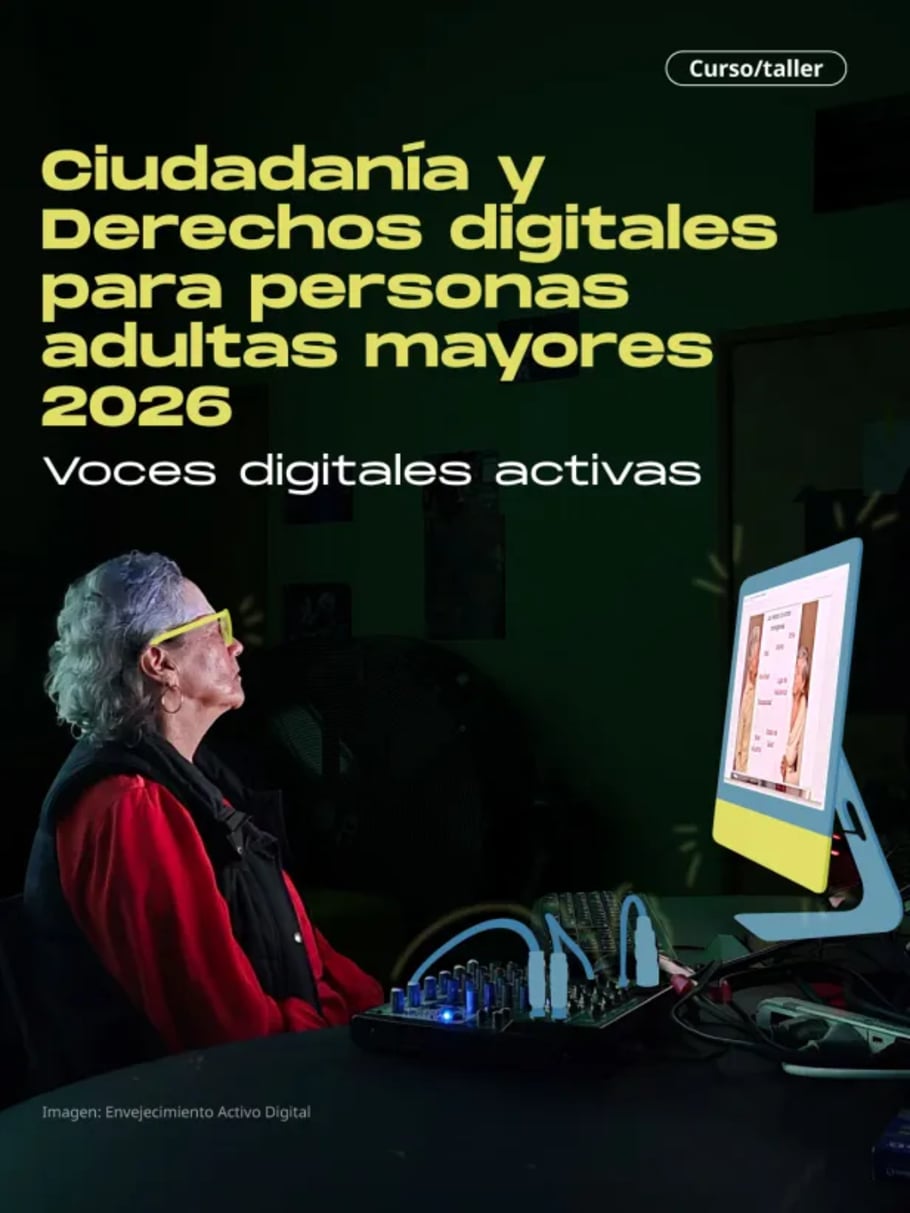 Ciudadanía y Derechos digitales para personas adultas mayores 2026