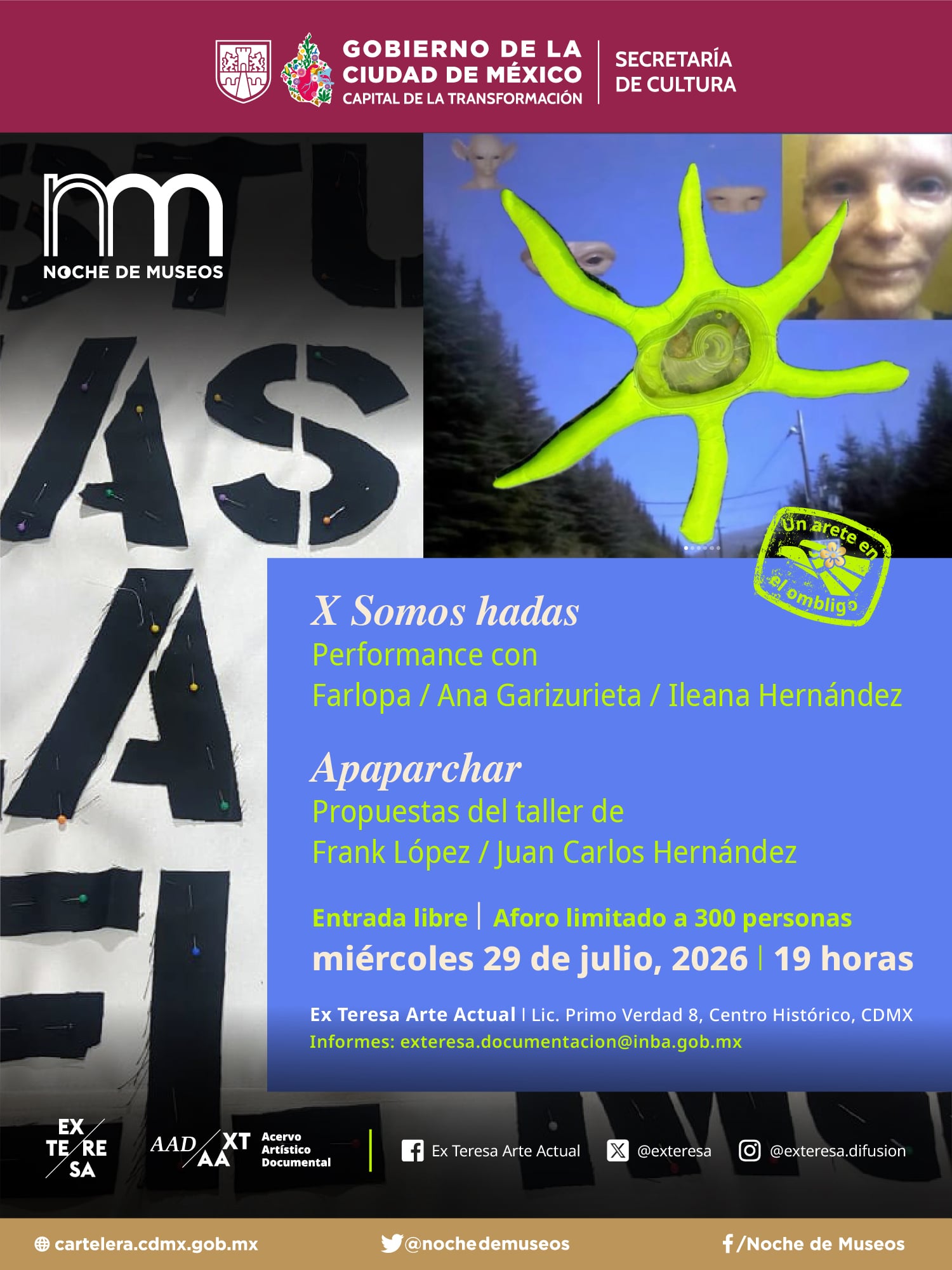 Noche de Museos en Ex Teresa Arte Actual.