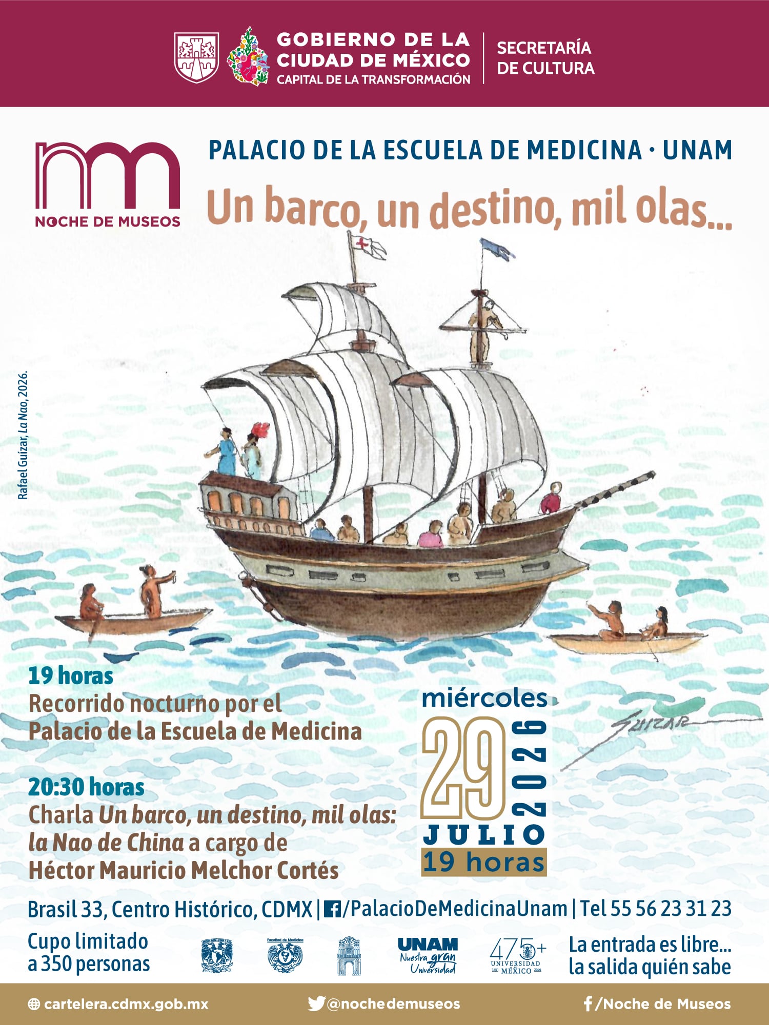 Un barco, un destino, mil olas...