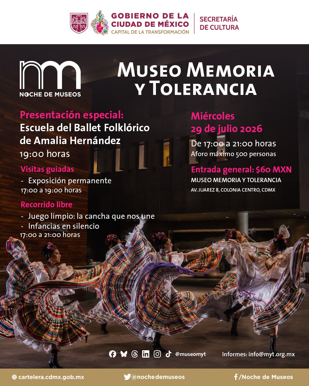 Noche de Museos en el Museo Memoria y Tolerancia