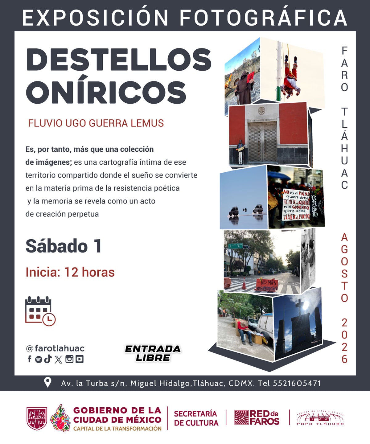 FARO Tláhuac Exposición fotográfica: “Destellos oníricos”