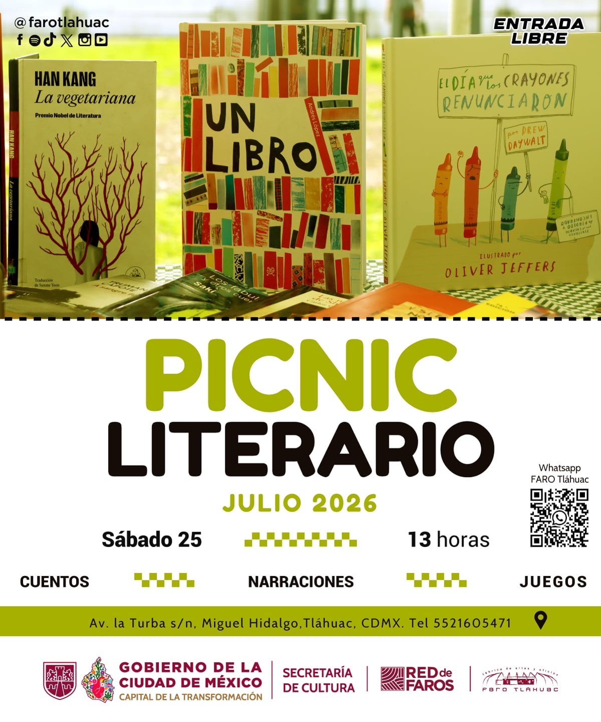 FARO Tláhuac Pic Nic literario