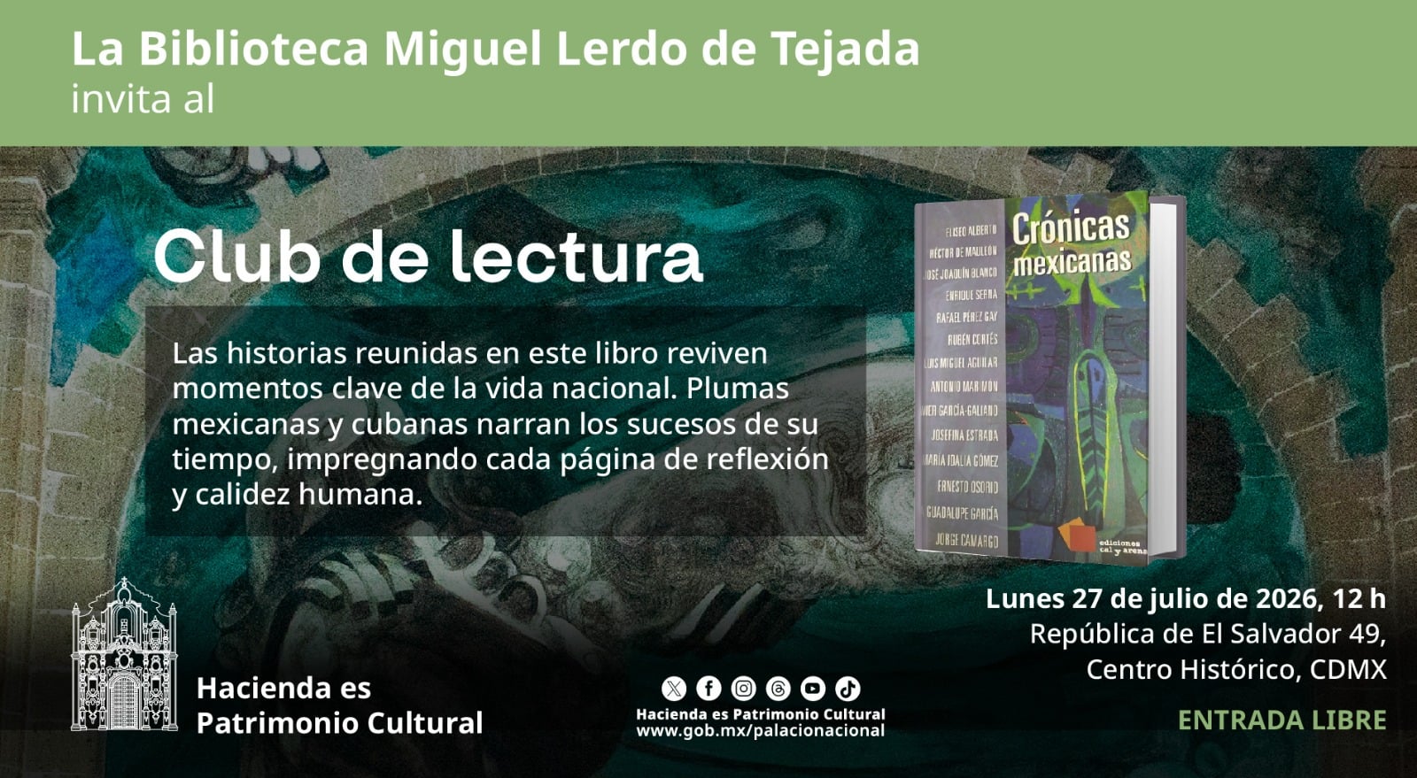 Club de Lectura | Crónicas mexicanas