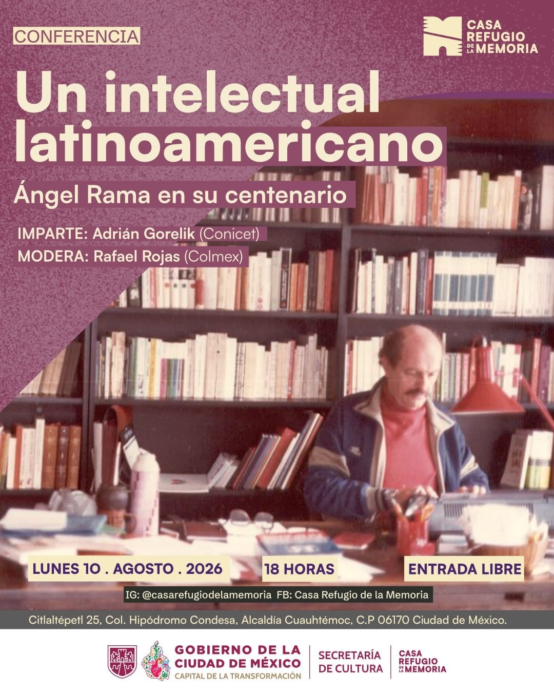Un intelectual latinoamericano.